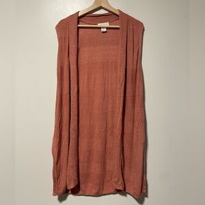 Cynthia Rowley  Sleeveless Open Front Vest - Medium